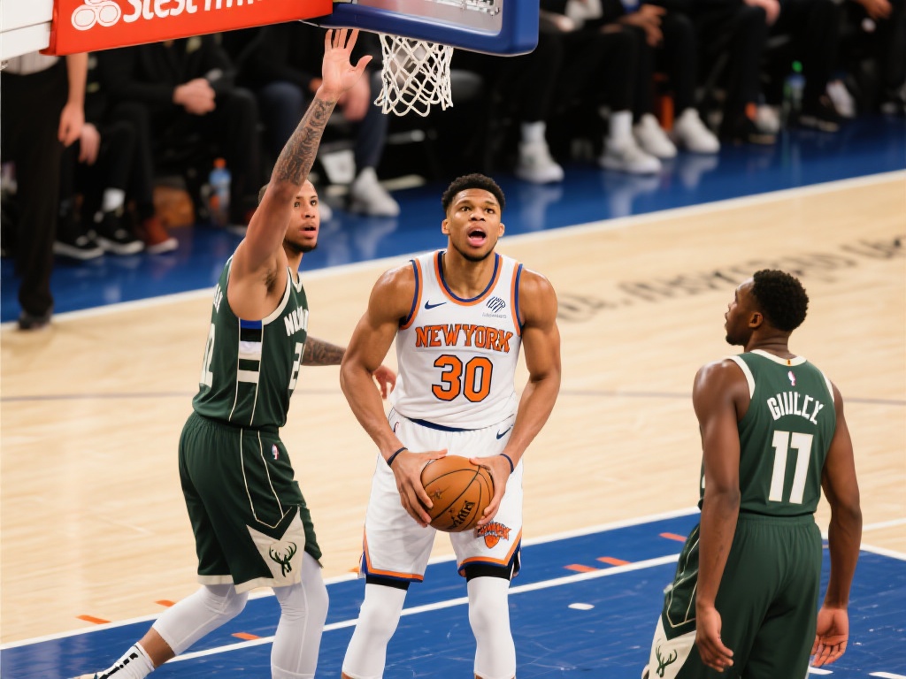 字母哥30+9难救主 雄鹿惜败尼克斯 在NBA赛场上,每一场比赛都充满了悬念与